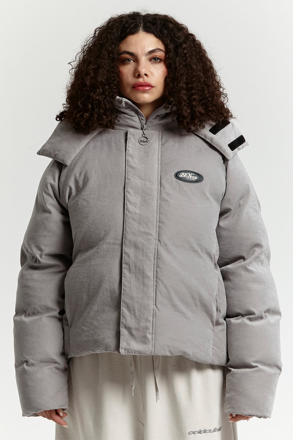 PILLOW PUFFER SHADY GREY