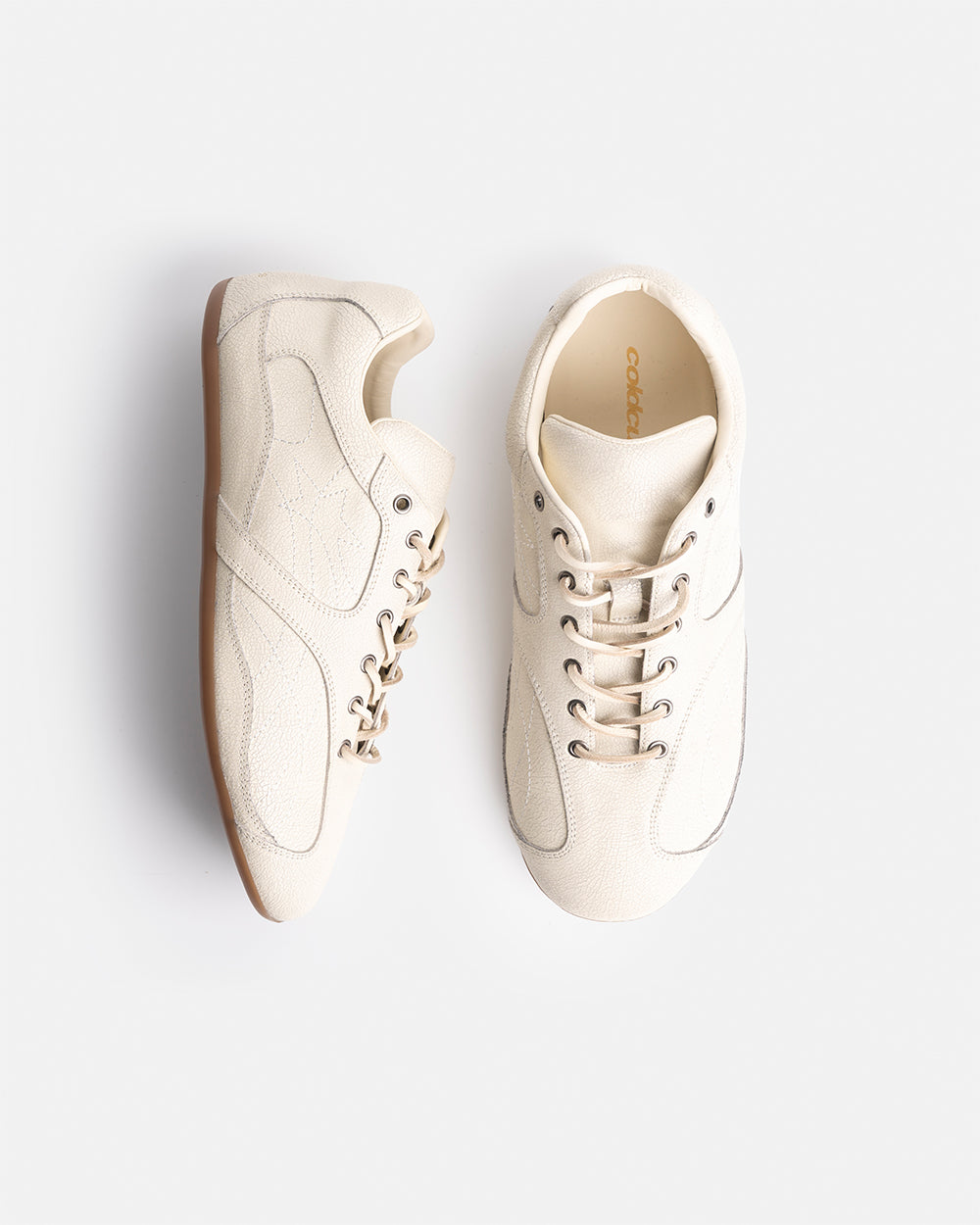 SILENT CODE SNEAKERS SUEDE WHITE