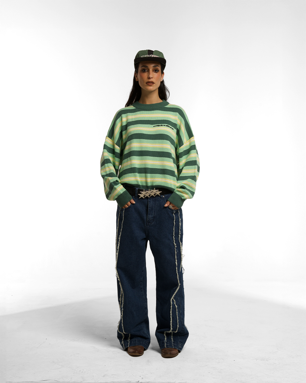 CASINO STRIPES KNIT PALE JADE