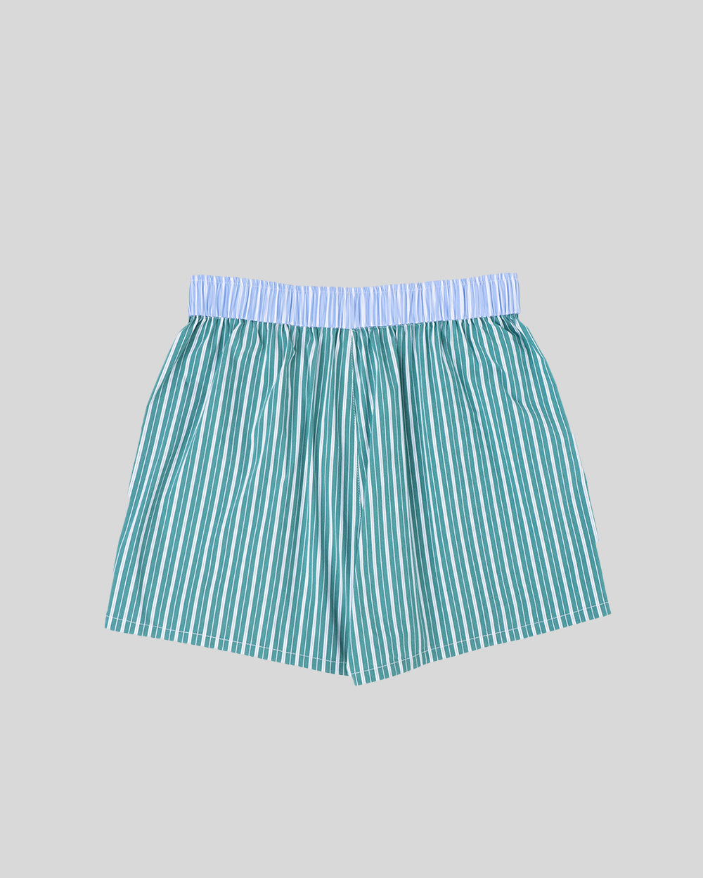 POKER UNDERPANTS BLUE/GREEN STRIPED