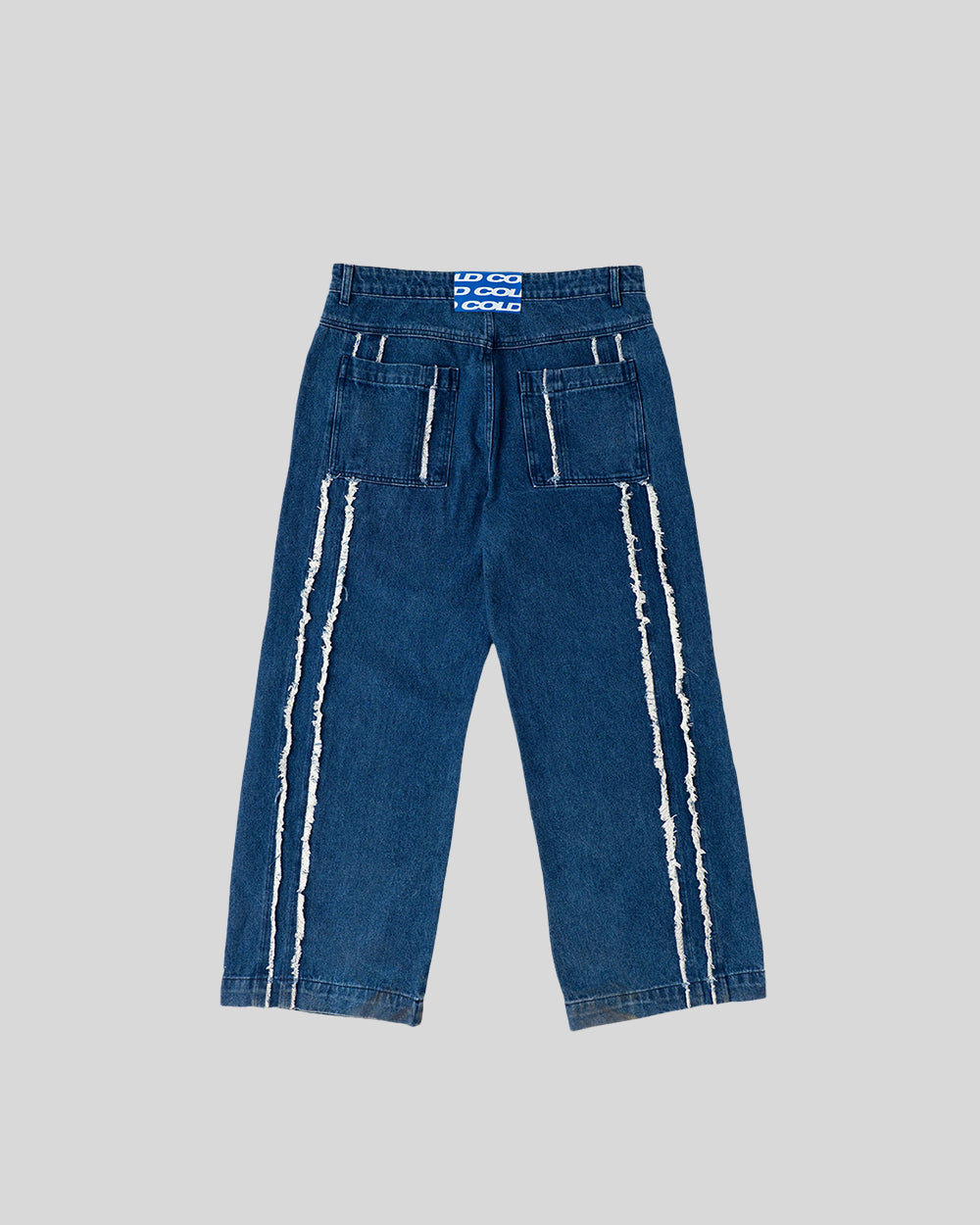 FRAYED LINE V1 PANTS MIDNIGHT BLUE DENIM