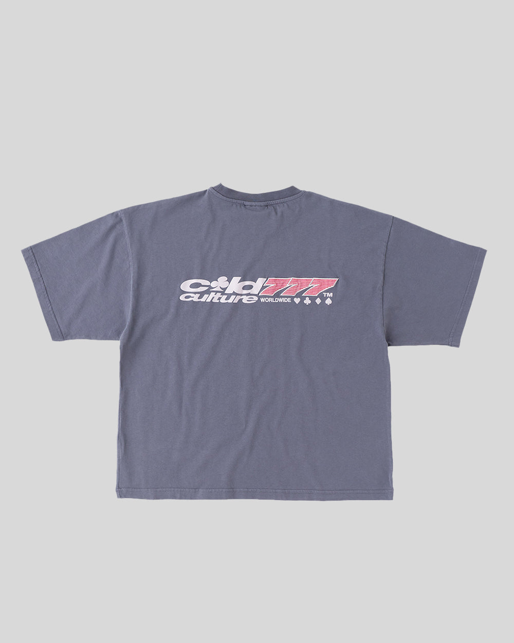 THREE SEVENS TEE DARK BLUE