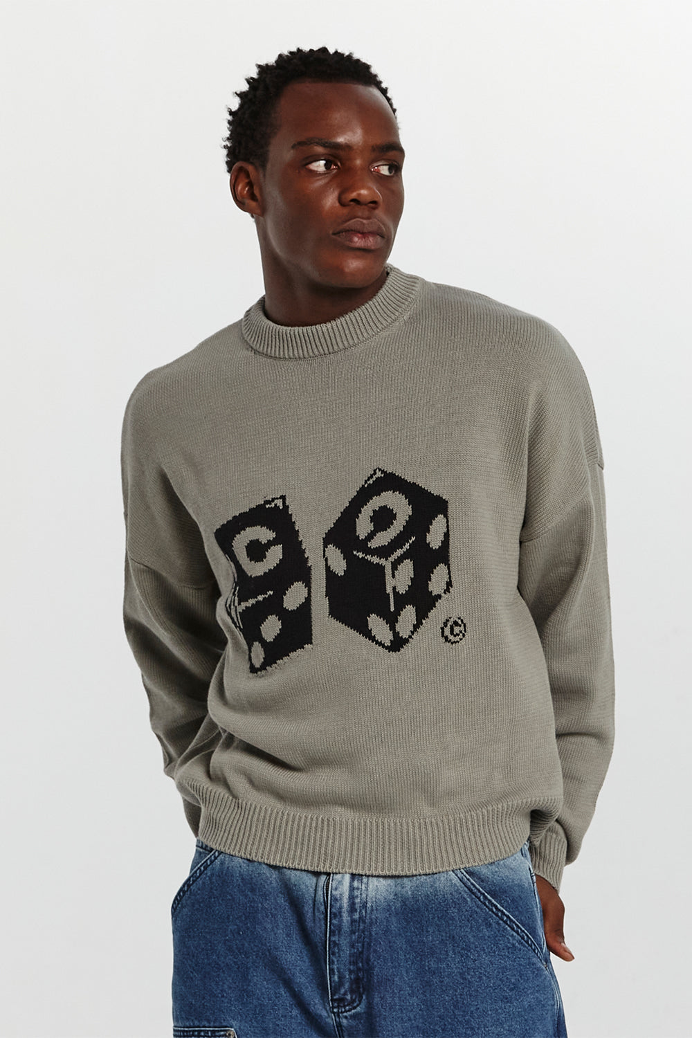 DICE KNIT SPACE GREY