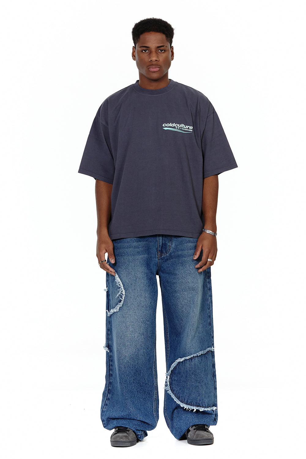 V2 CUTTING PANTS BLUE DENIM