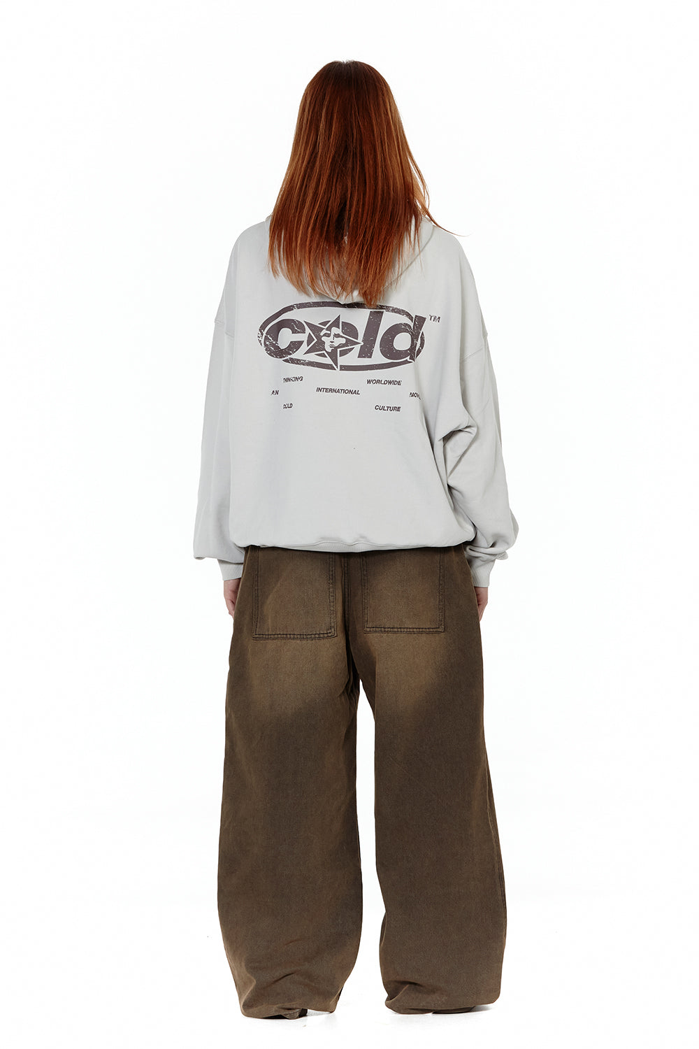 V2 PANTS BROWN DENIM