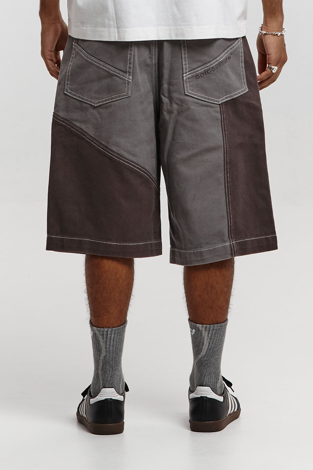 BUTTERFLY V2 SHORTS GRAY/BLACK DENIM