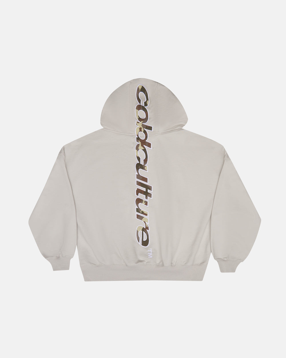 VERTICAL HOODIE LIGHT GREY