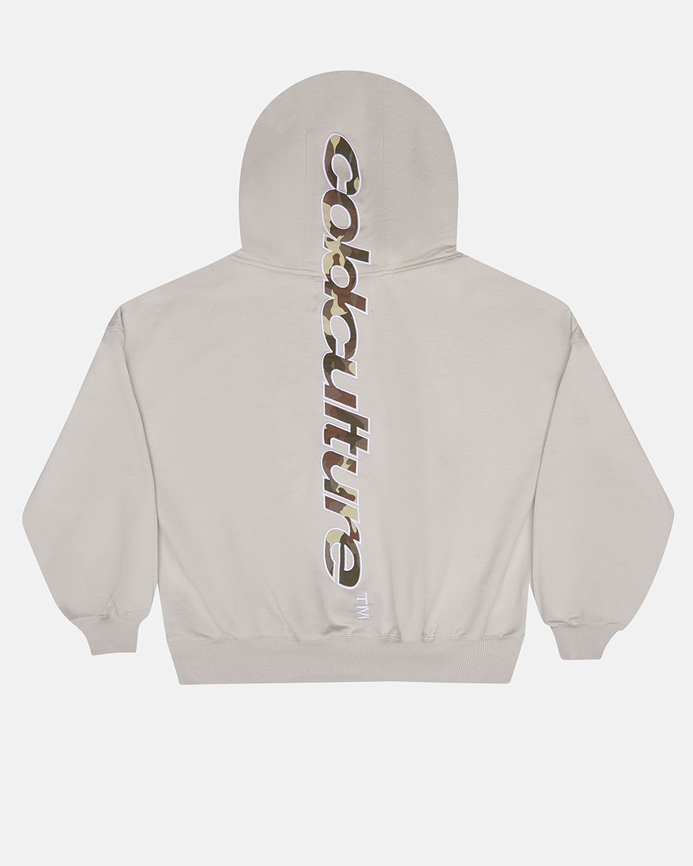 VERTICAL HOODIE LIGHT GREY