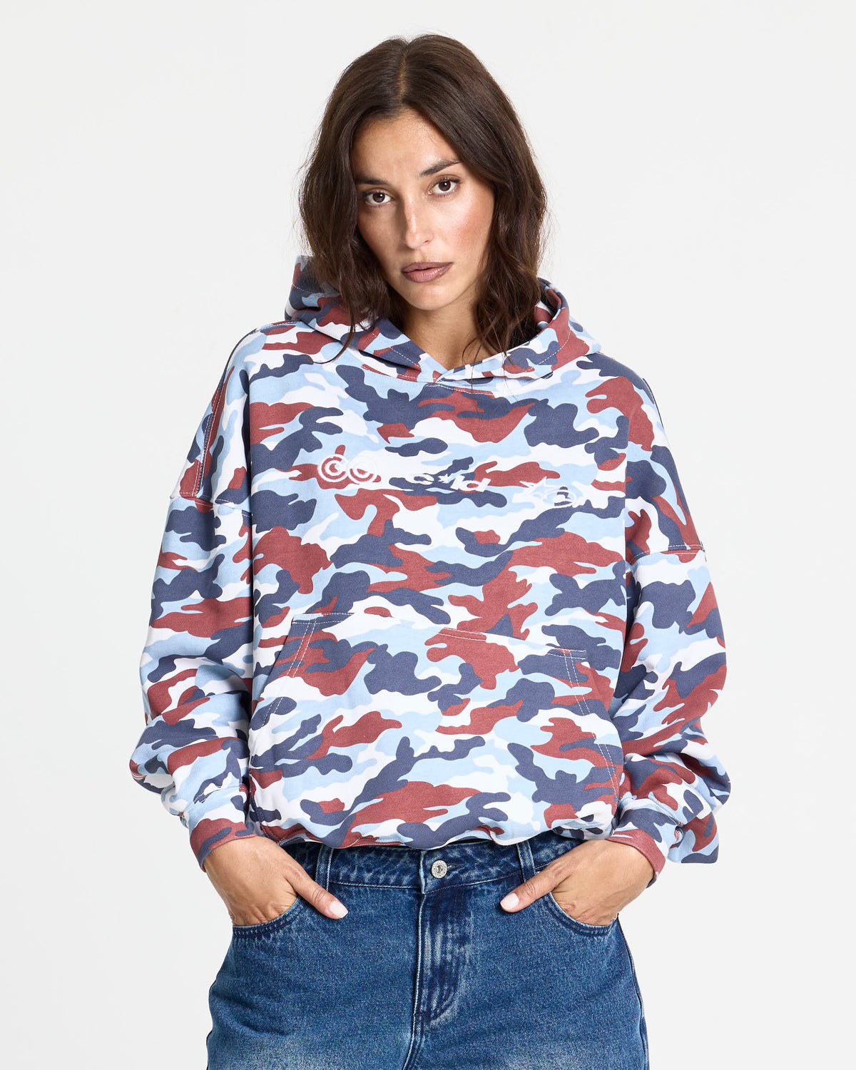 VERTICAL HOODIE CAMO - Cold Culture #woman