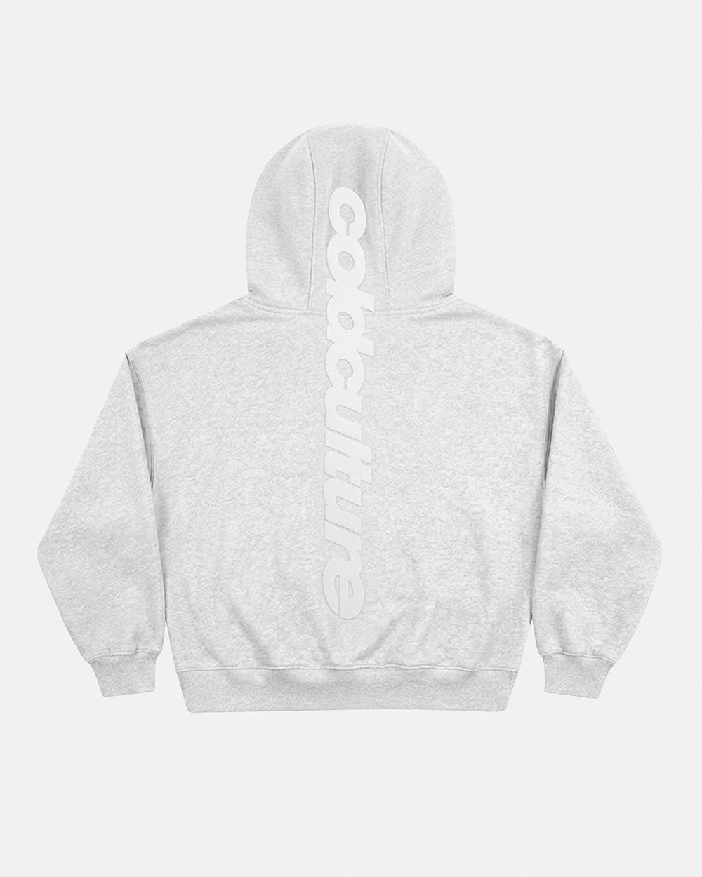 VERTICAL HOODIE HEATHER GREY - Cold Culture #packshot