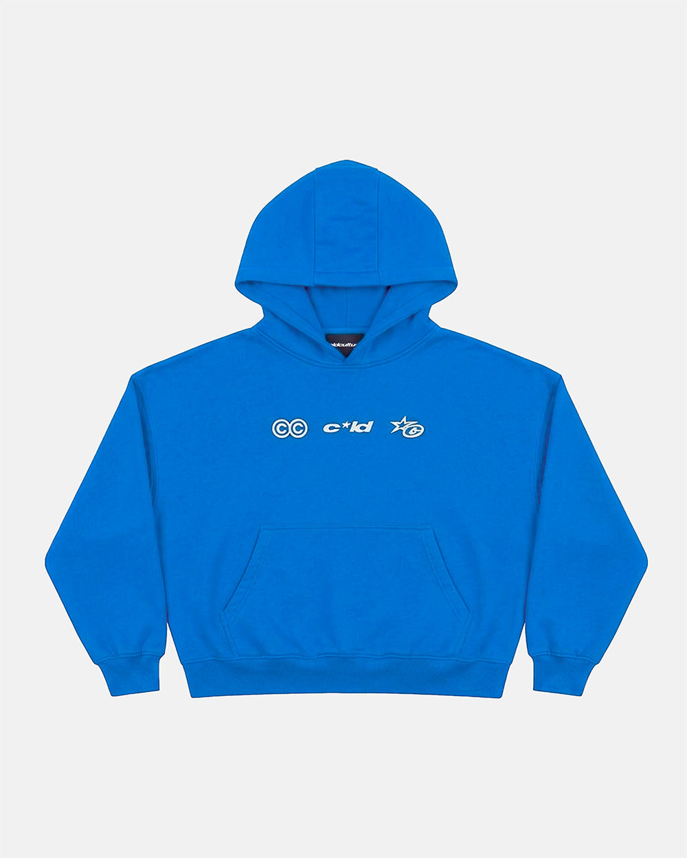 VERTICAL HOODIE BLUE - Cold Culture #packshot