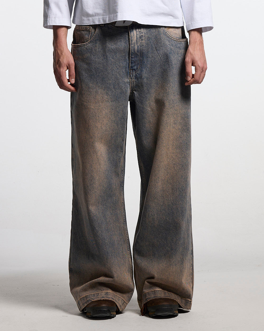 NUMBER 5 V3 DENIM PANTS DARK BLUE