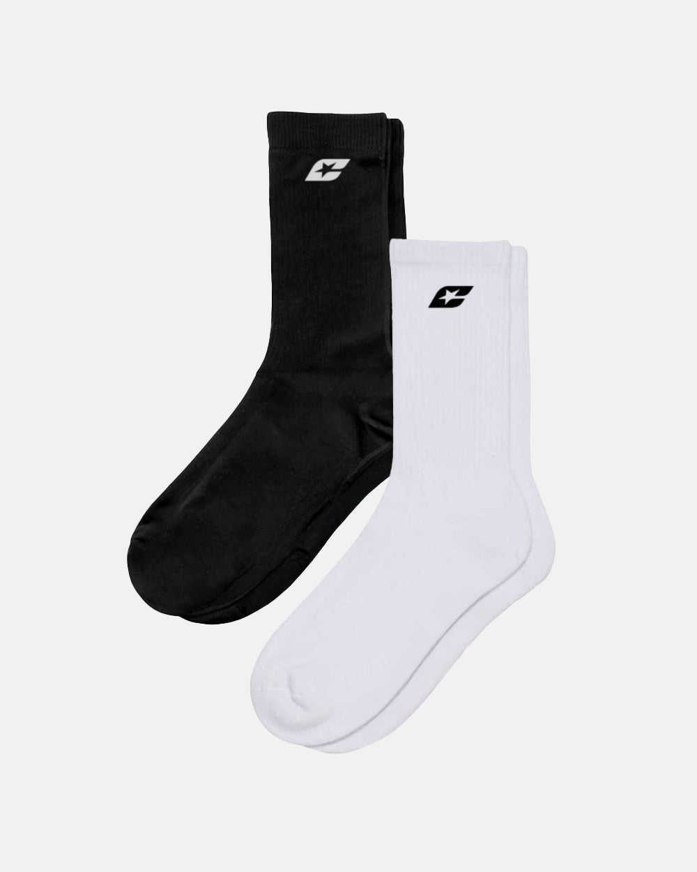 C SOCKS PACK WHITE & BLACK