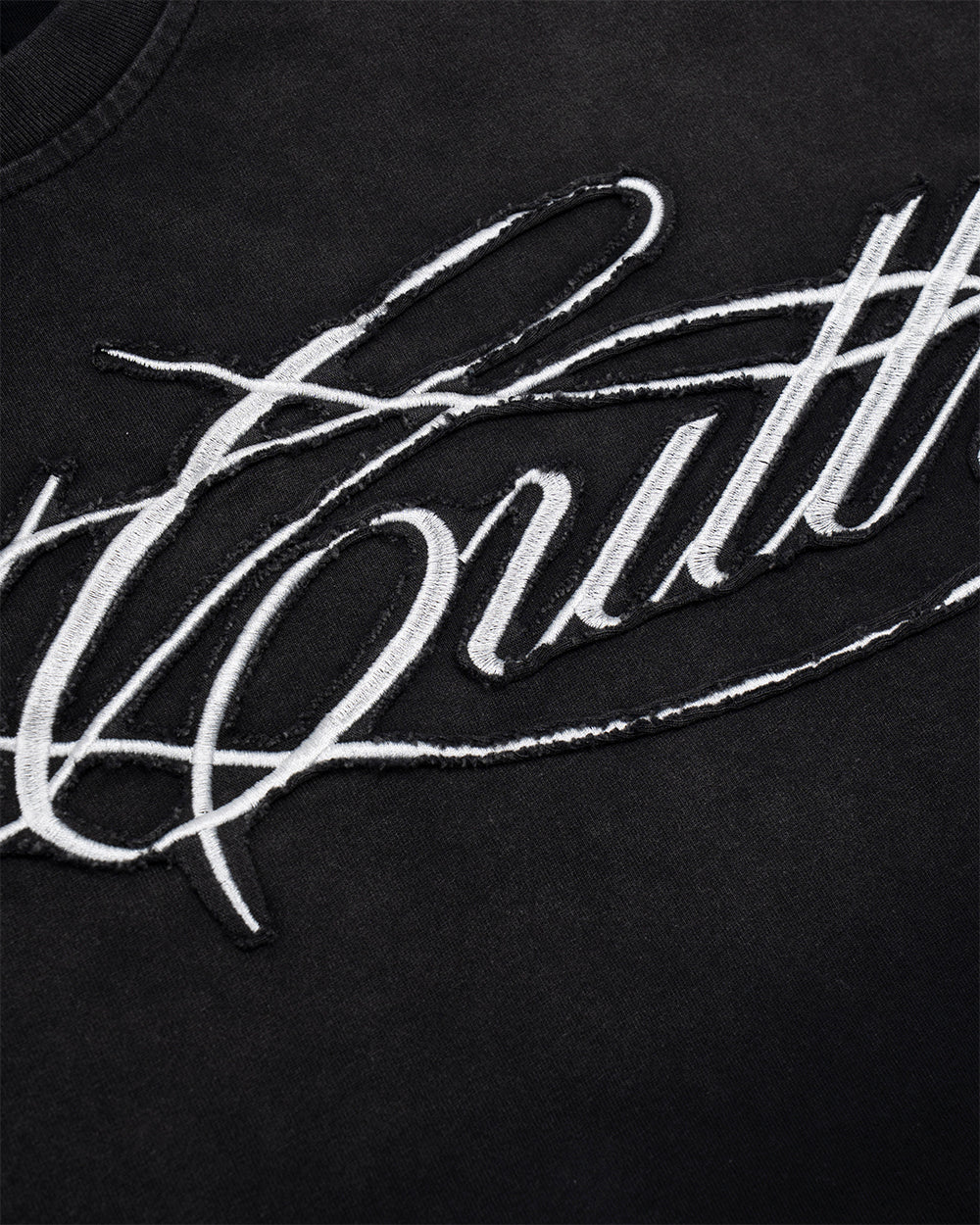 CROSSED SCRIPT LONGSLEEVE 2.0 BLACK