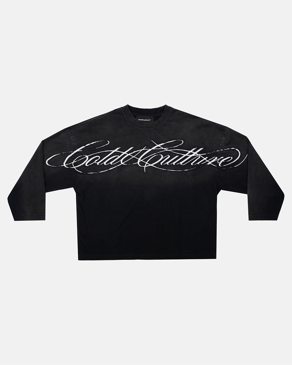 CROSSED SCRIPT LONGSLEEVE 2.0 BLACK