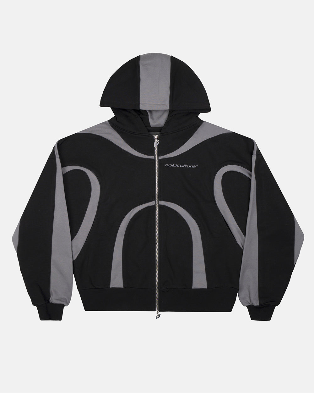 TAKE OFF FLEECE ZIP HOODIE BLACK