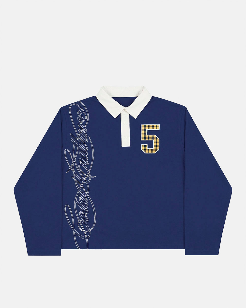 WINDSOR LONGSLEEVE POLO NAVY - Cold Culture #packshot