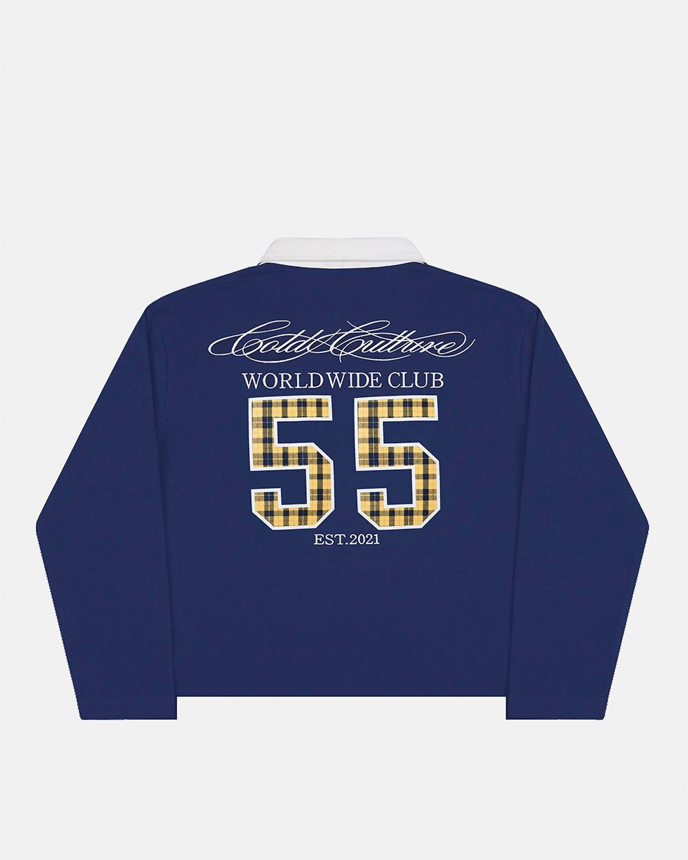 WINDSOR LONGSLEEVE POLO NAVY - Cold Culture #packshot