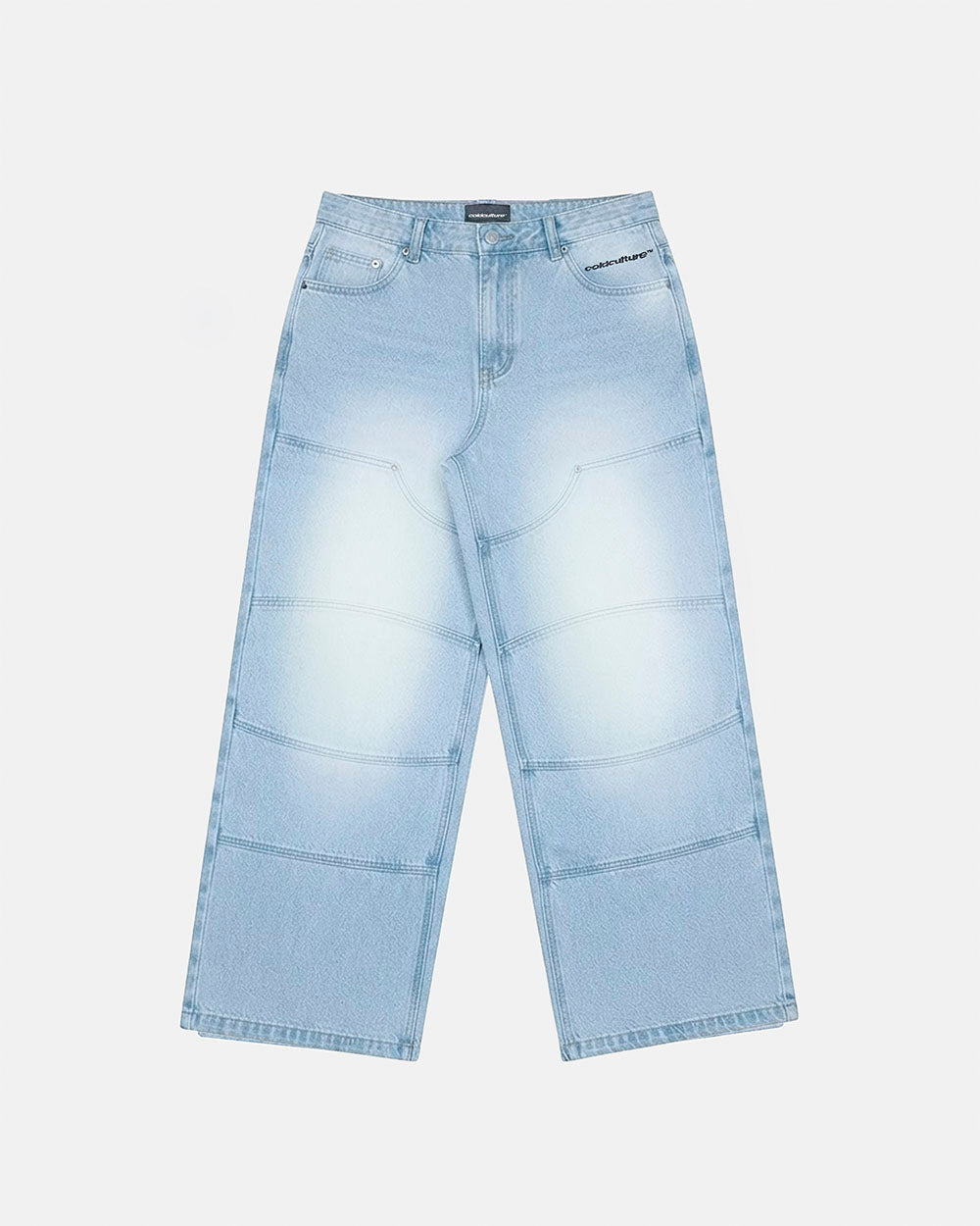 VERA LOOSE PANTS LIGHT BLUE - Cold Culture #packshot