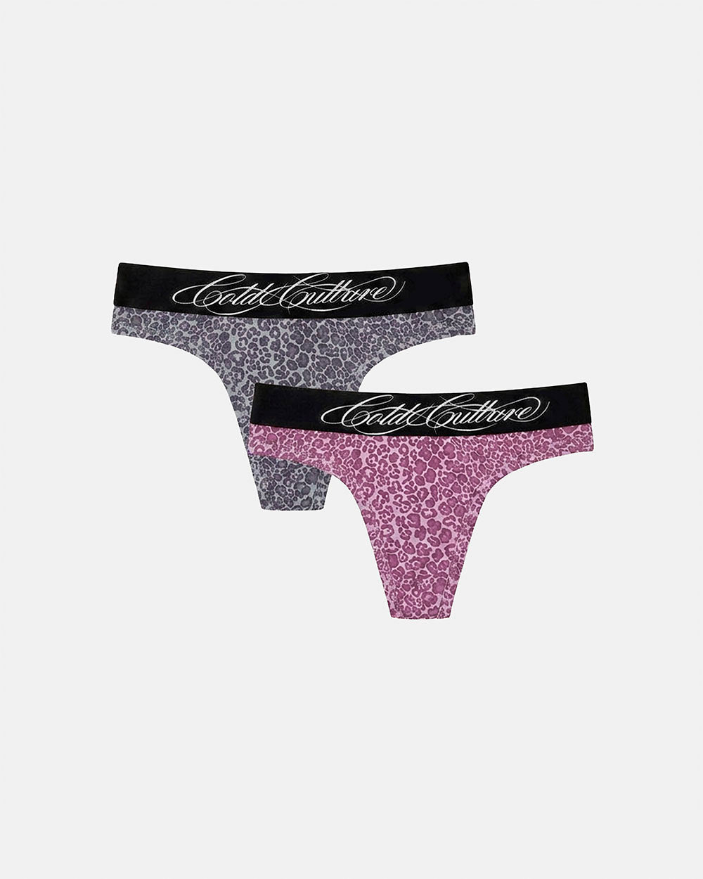 LEOPARD THONG 2 PACK LEOPARD