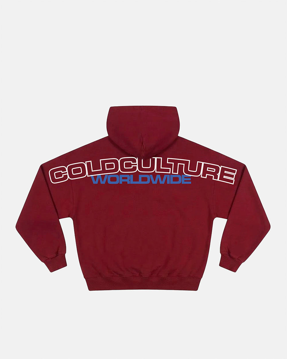 HOLESHOT HOODIE BURGUNDY - Cold Culture #packshot