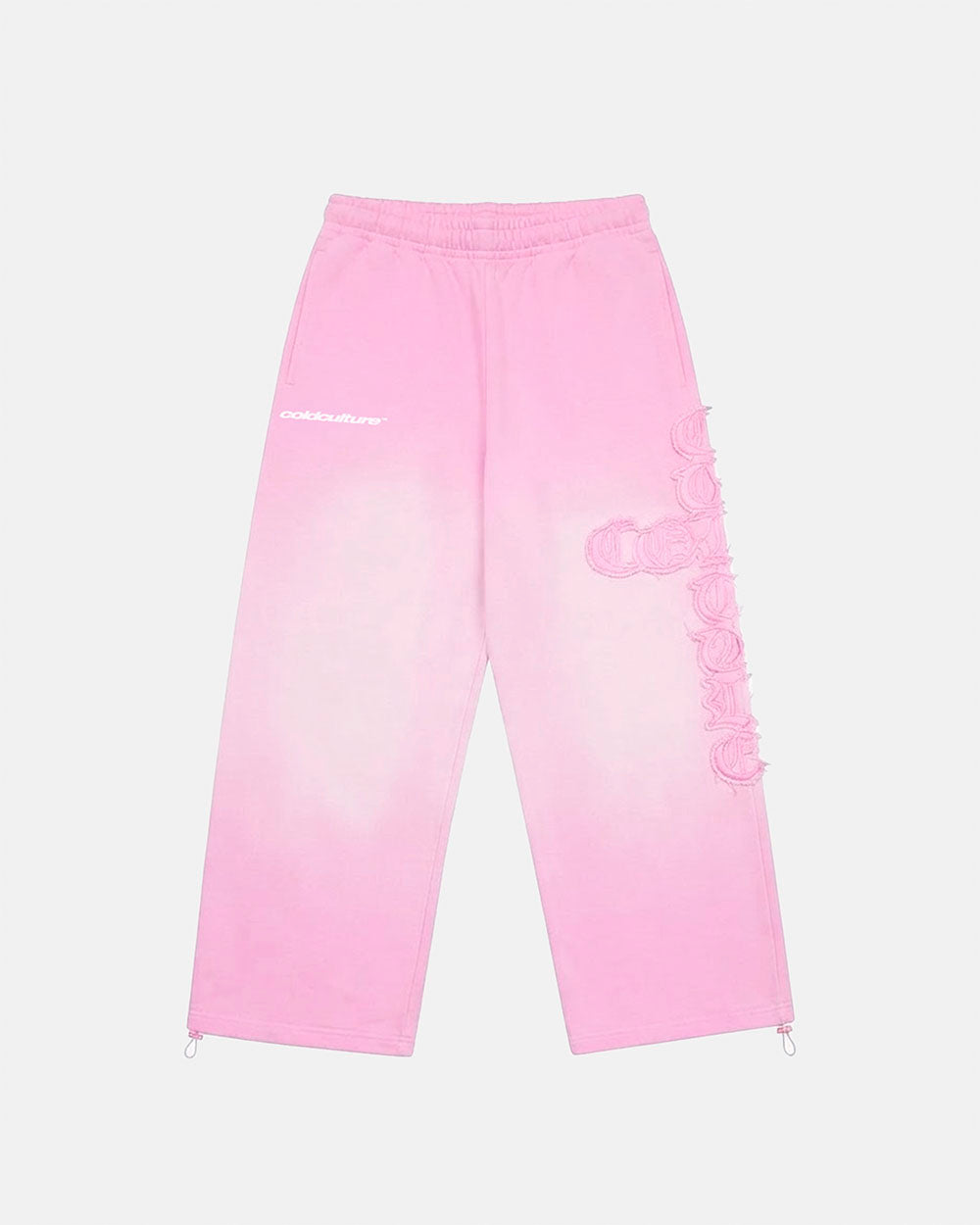 CROSSED SWEATPANTS PINK - Cold Culture #packshot