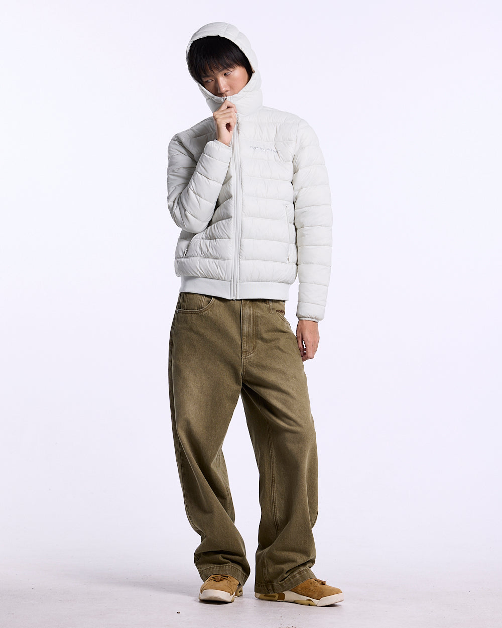 WHEEL PUFFER WHITE
