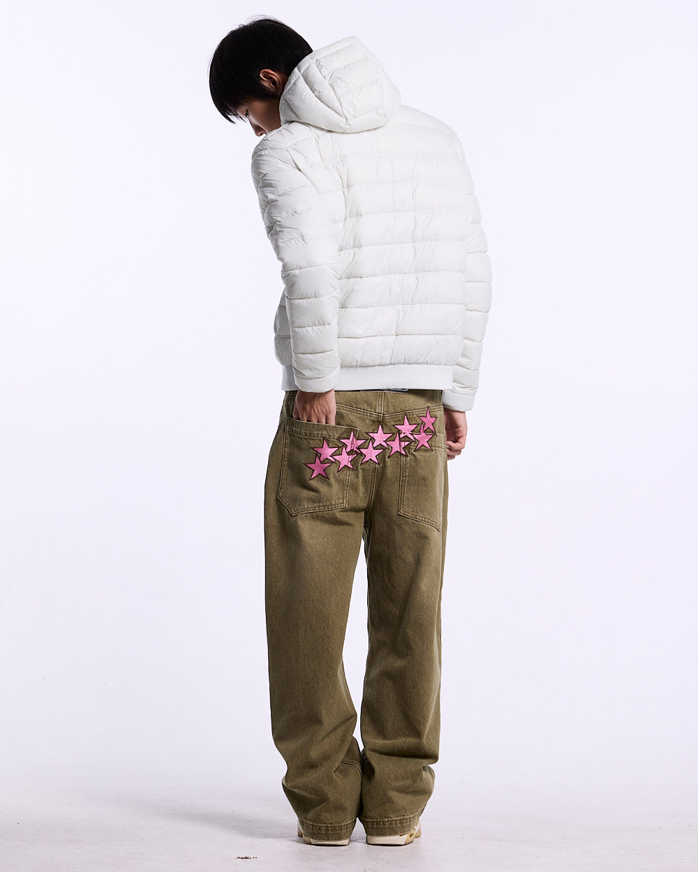 WHEEL PUFFER WHITE