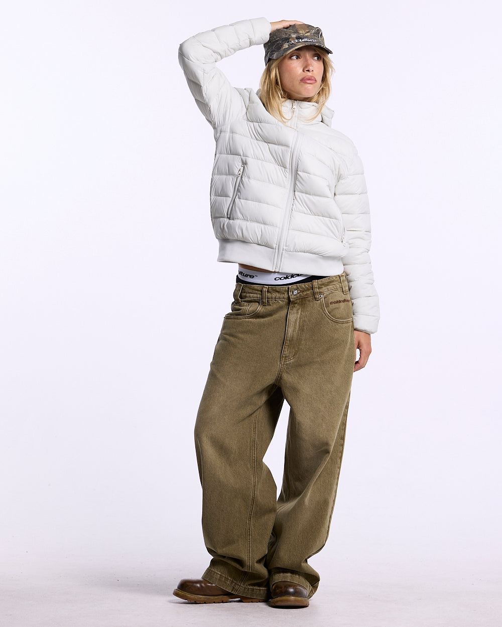 WHEEL PUFFER WHITE - Cold Culture #woman