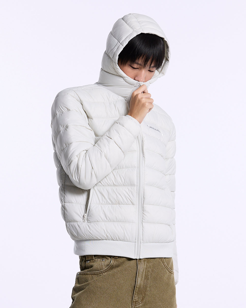 WHEEL PUFFER WHITE