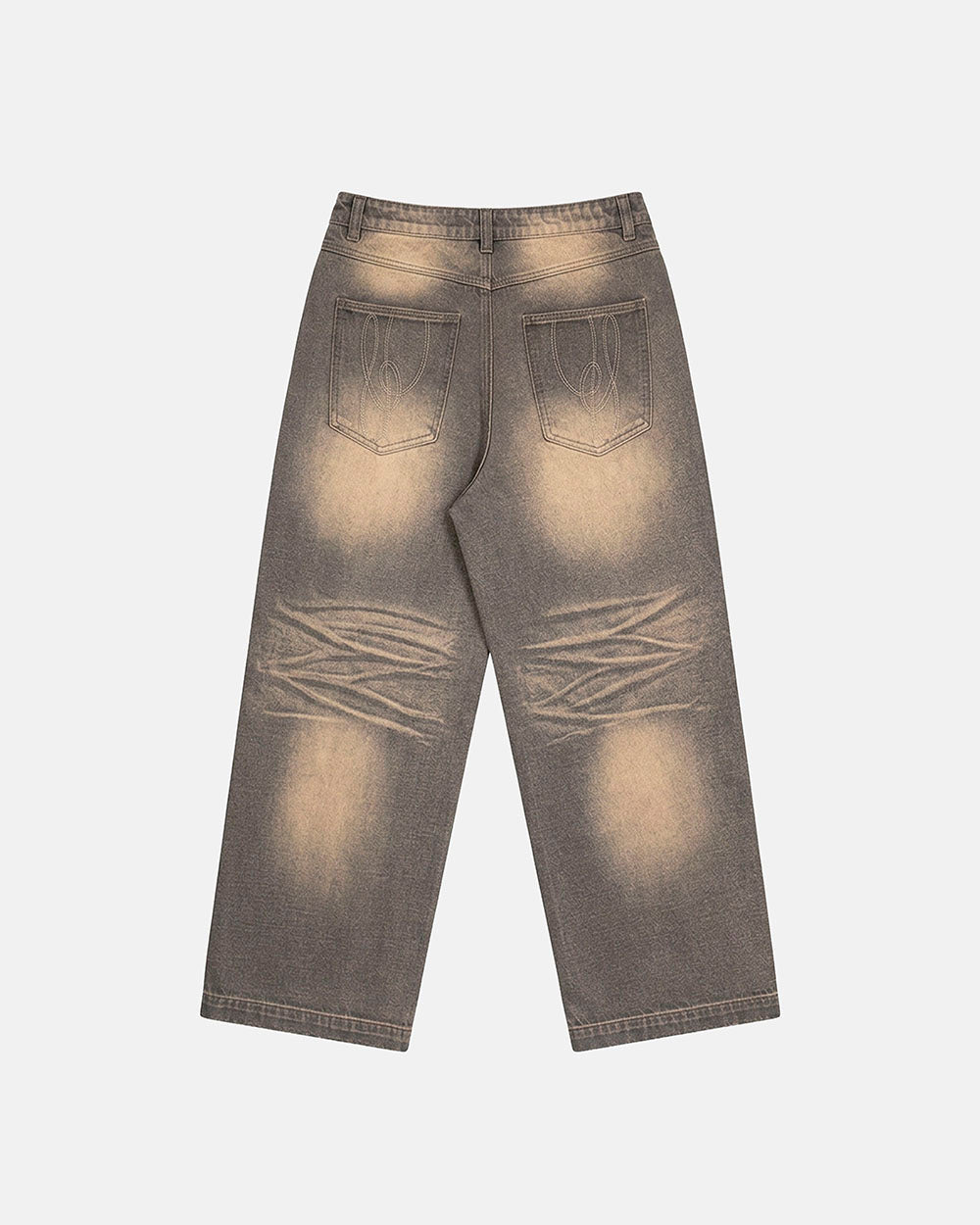 WIBBLE SCRIPT V3 PANTS BROWN WASH