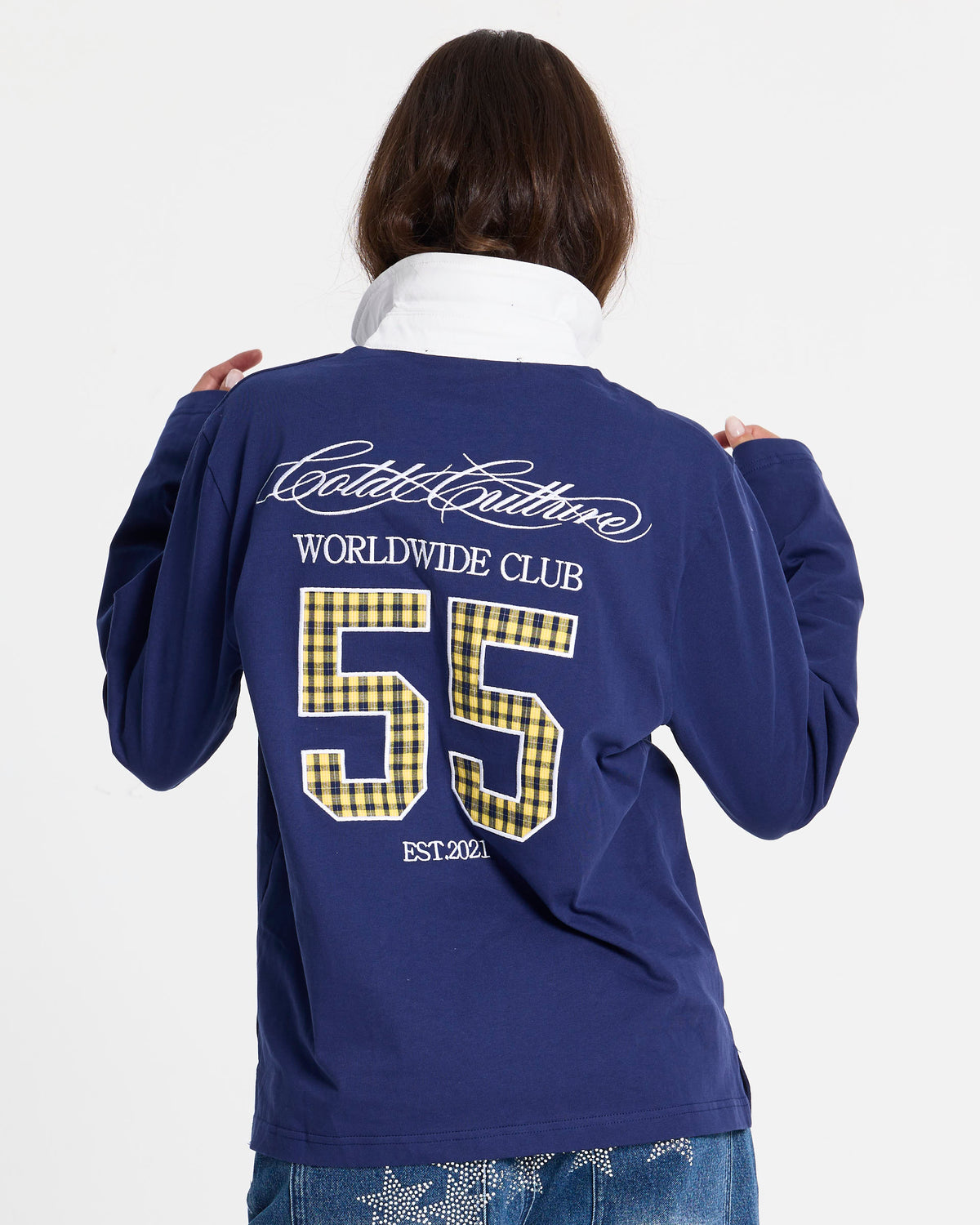 WINDSOR LONGSLEEVE POLO NAVY - Cold Culture #woman