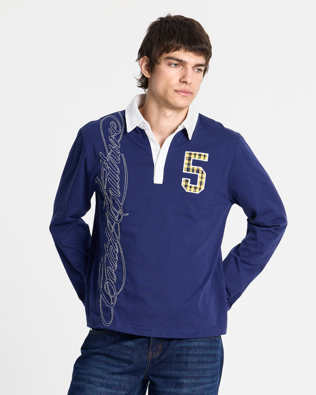 WINDSOR LONGSLEEVE POLO NAVY - Cold Culture #man