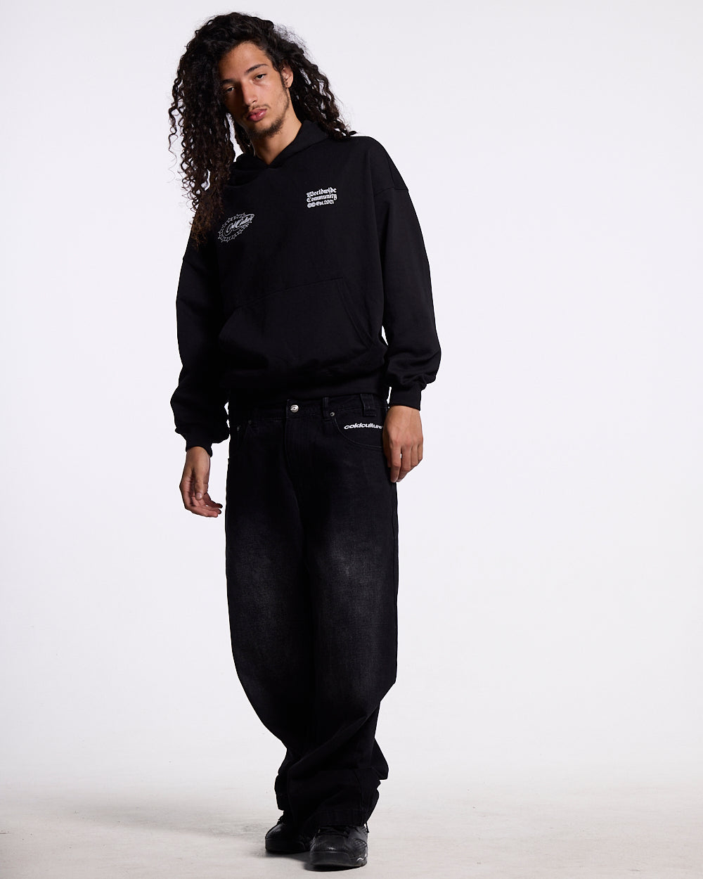WOLFY HOODIE BLACK