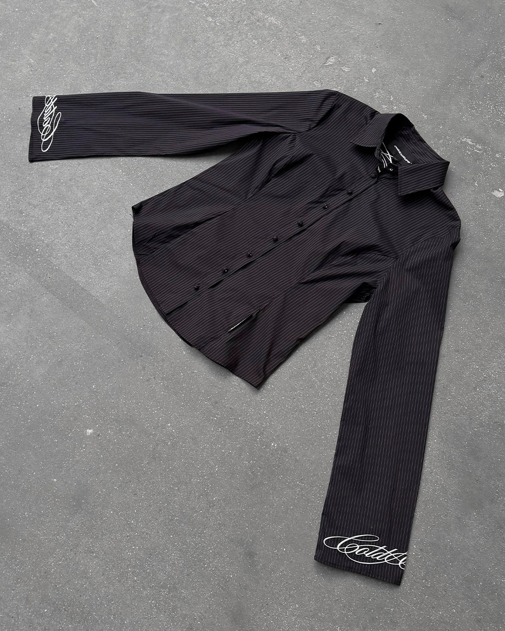 SCRIPT WORLDWIDE SHIRT DARK GREY