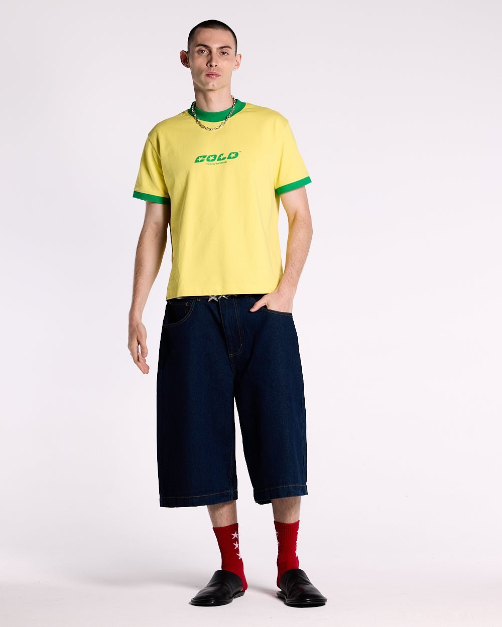 ABOUT LAST NIGHT TEE YELLOW - COLD CULTURE
