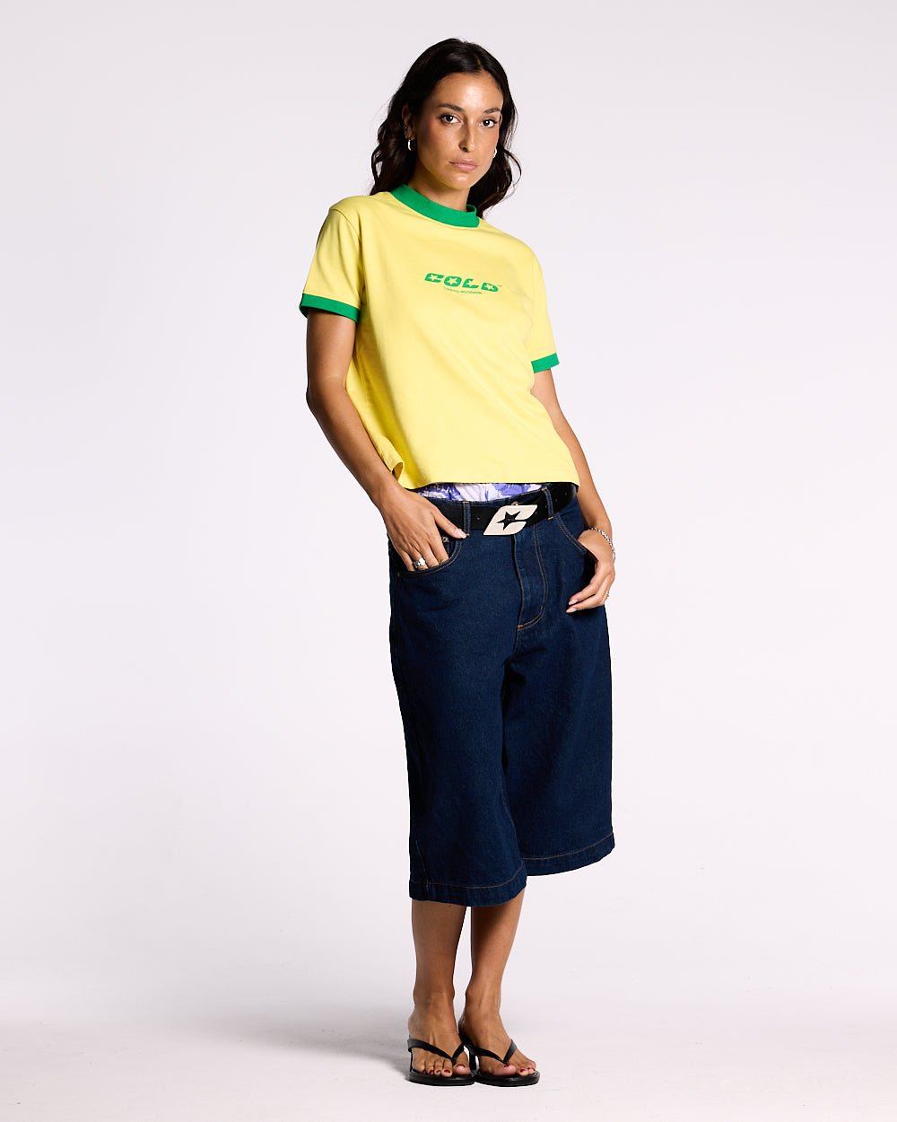 ABOUT LAST NIGHT TEE YELLOW - COLD CULTURE