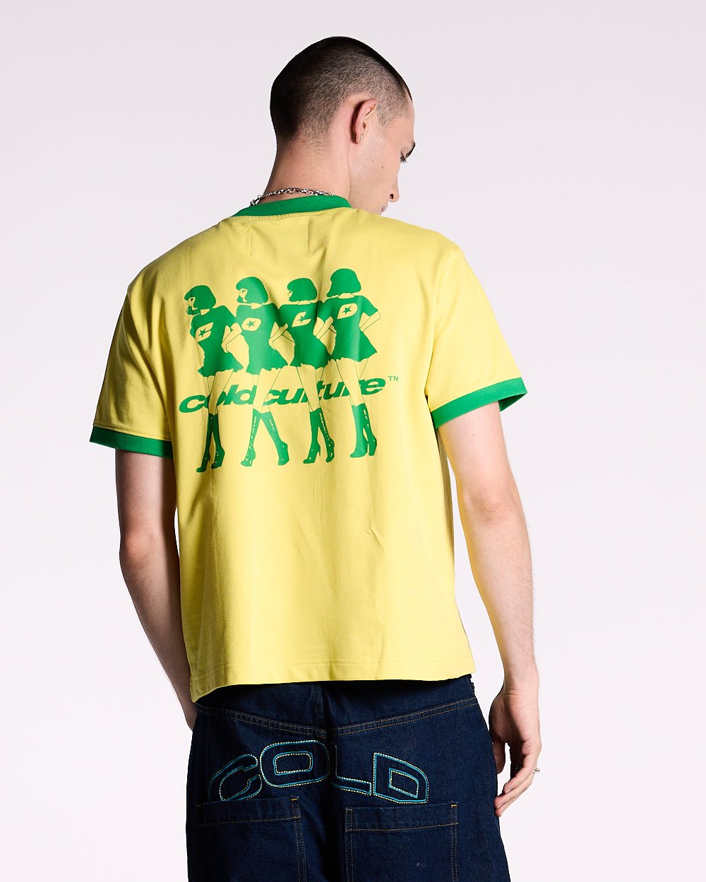 ABOUT LAST NIGHT TEE YELLOW - COLD CULTURE