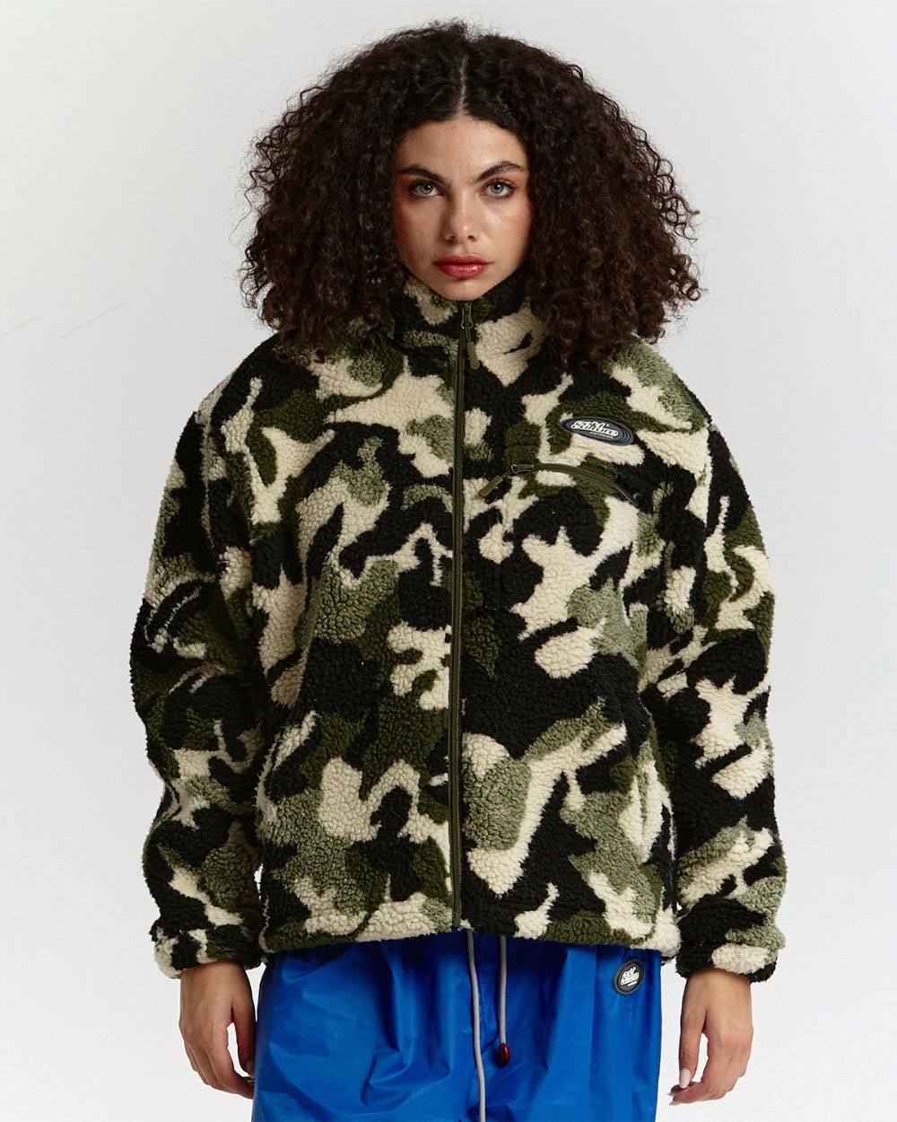 ABSTRACT FLEECE GREEN CAMO - COLD CULTURE