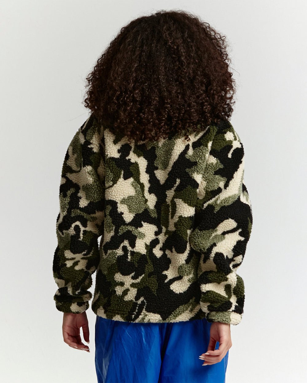 ABSTRACT FLEECE GREEN CAMO - COLD CULTURE