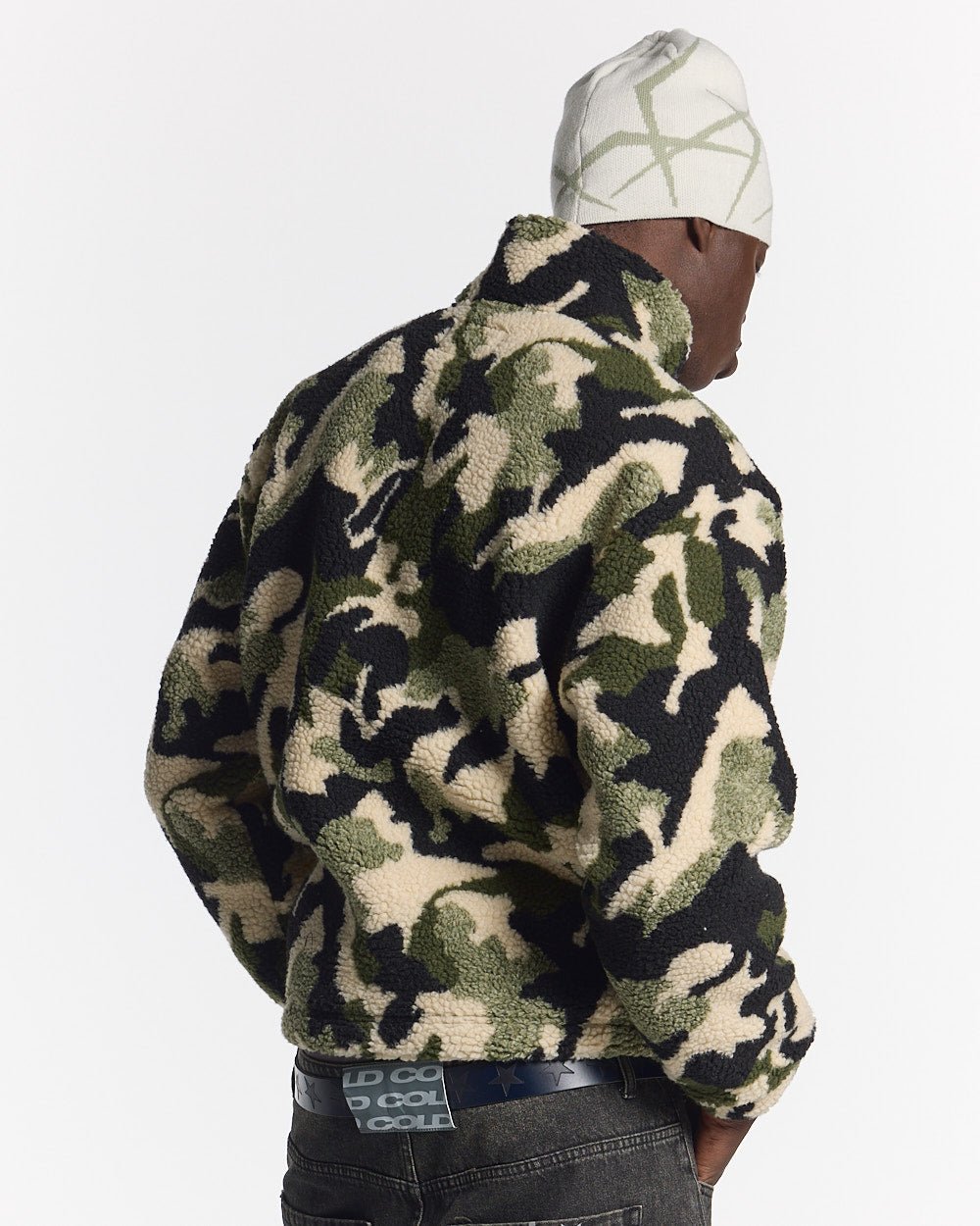 ABSTRACT FLEECE GREEN CAMO - COLD CULTURE