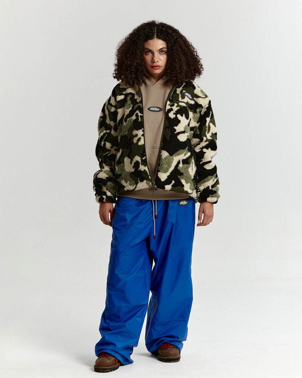 ABSTRACT FLEECE GREEN CAMO - COLD CULTURE