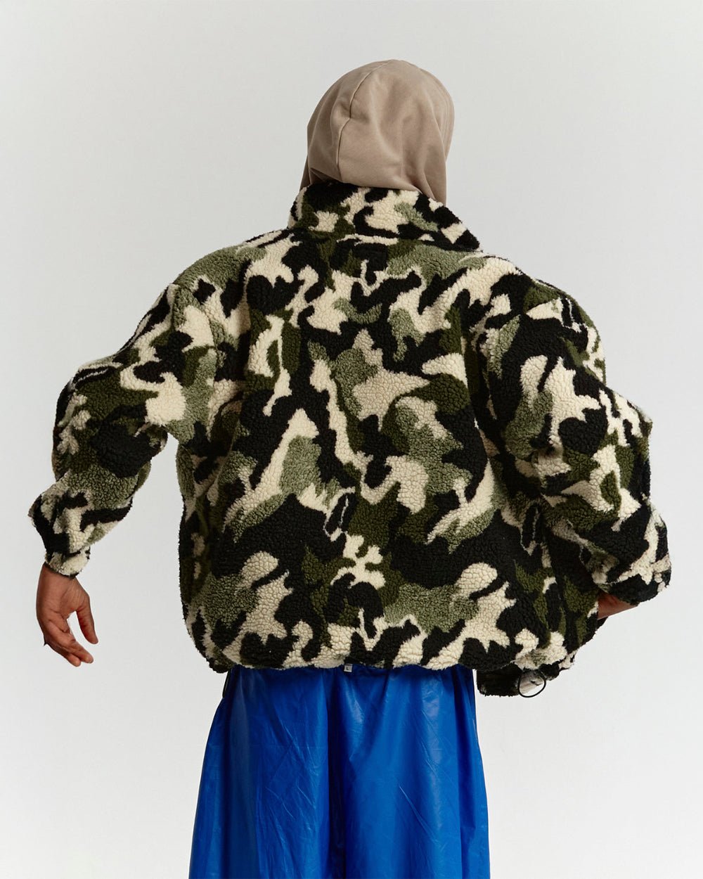 ABSTRACT FLEECE GREEN CAMO - COLD CULTURE