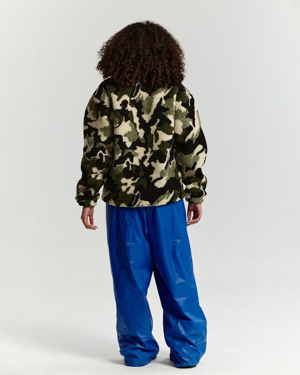 ABSTRACT FLEECE GREEN CAMO - COLD CULTURE