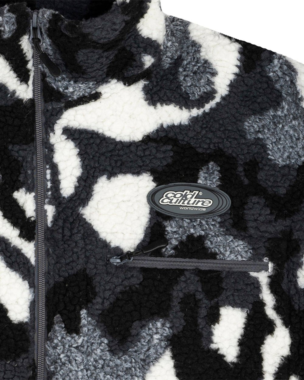 ABSTRACT FLEECE GREY CAMO - COLD CULTURE