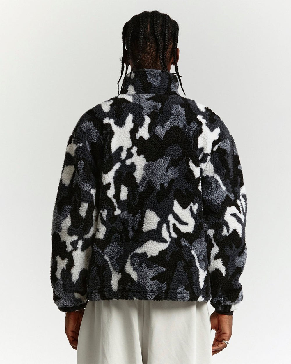 ABSTRACT FLEECE GREY CAMO - COLD CULTURE