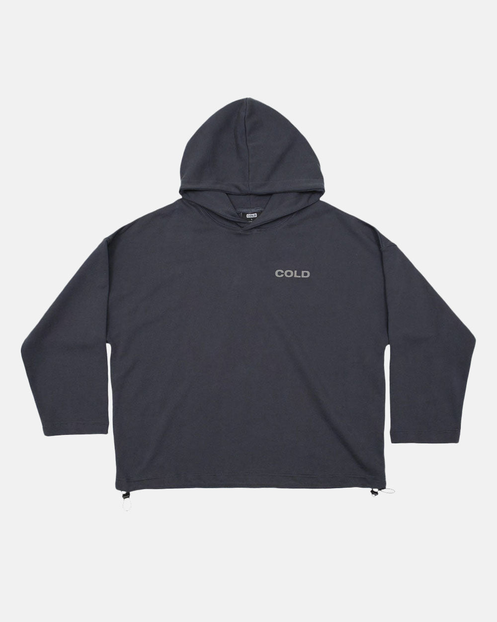 ADJUSTABLE HOODIE BALTIC BLUE - COLD CULTURE