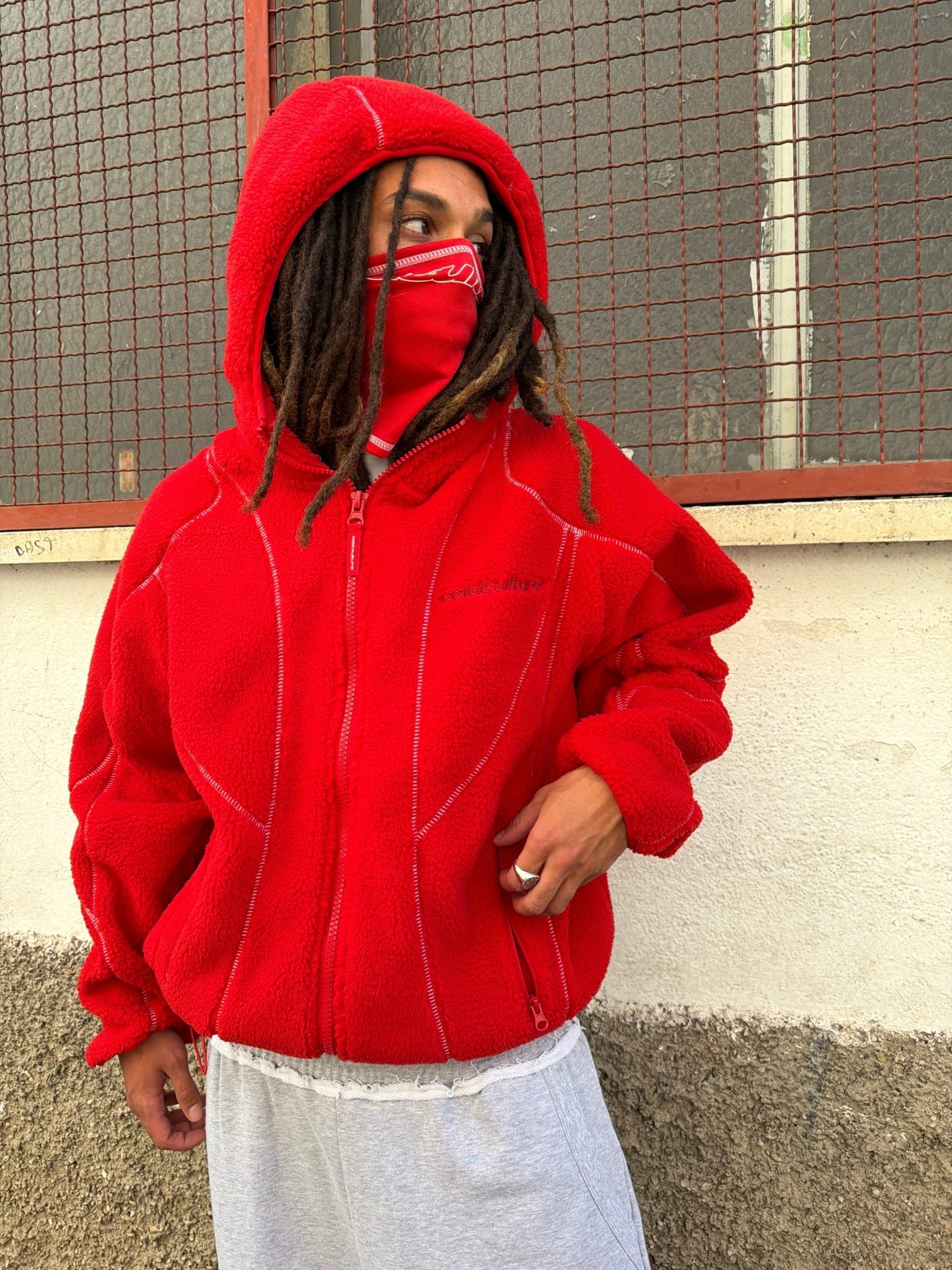 AERO FLEECE RED - Cold Culture