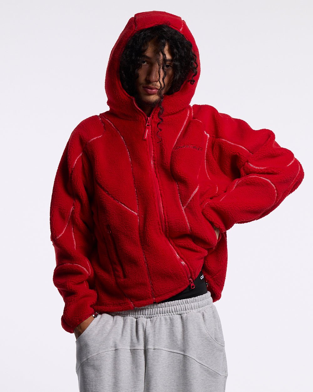 AERO FLEECE RED - Cold Culture