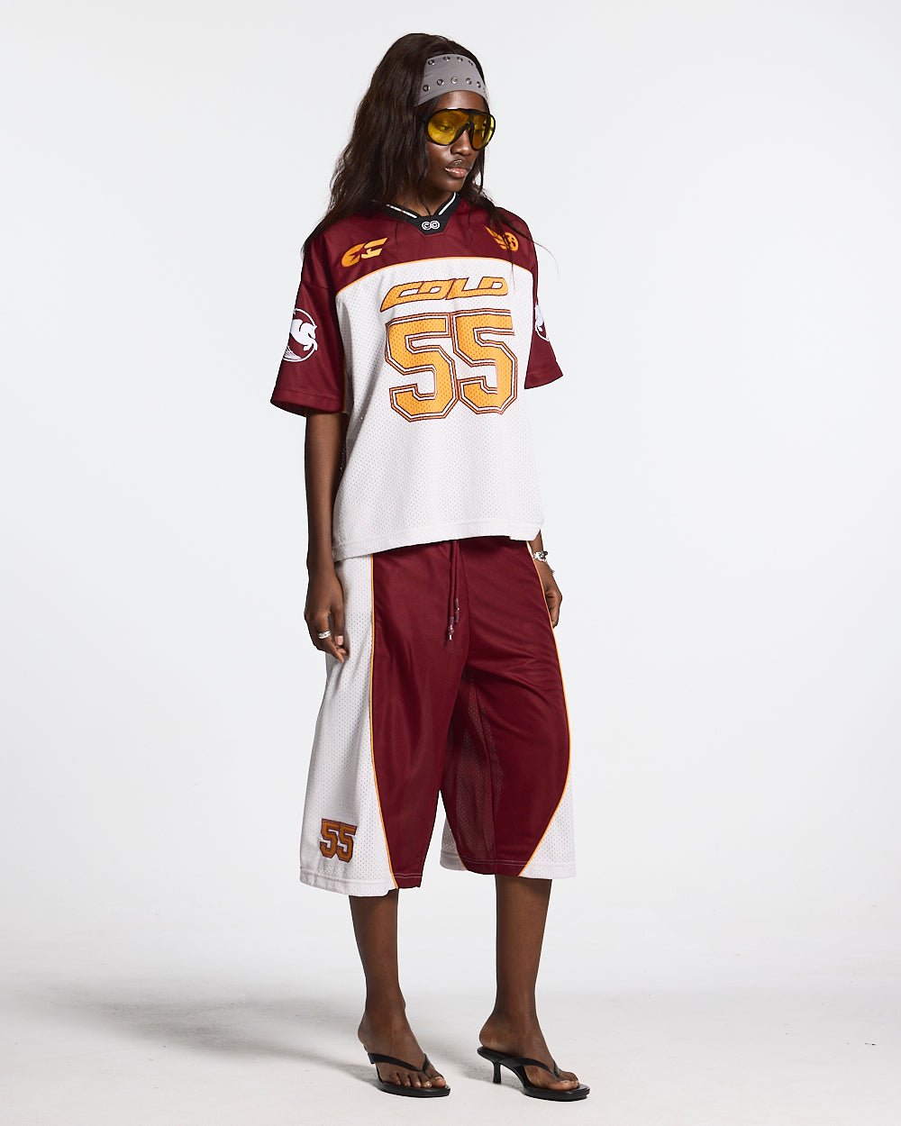 AERO STEED SHORT CREAM/BURGUNDY - COLD CULTURE